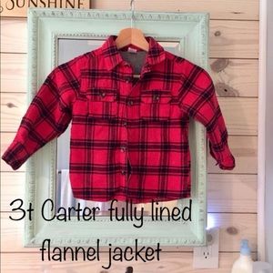 Flannel lined jacket